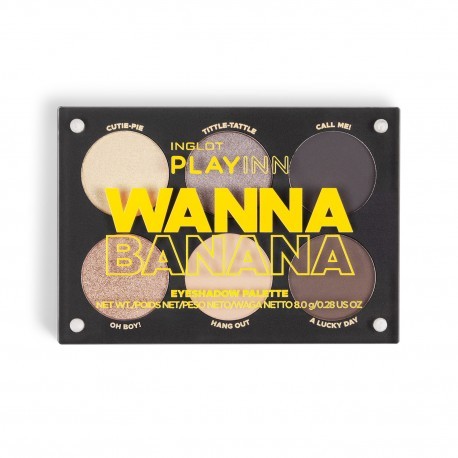 INGLOT PlayInn WANNA BANANA Eye Shadow Palette